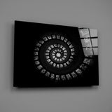 Spiral Merdivenler Cam Tablo