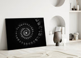 Spiral Merdivenler Cam Tablo