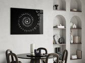 Spiral Merdivenler Cam Tablo