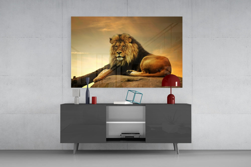 Aslan Cam Tablo