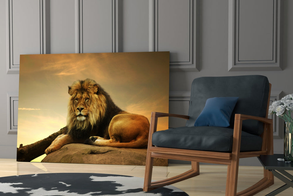Aslan Cam Tablo