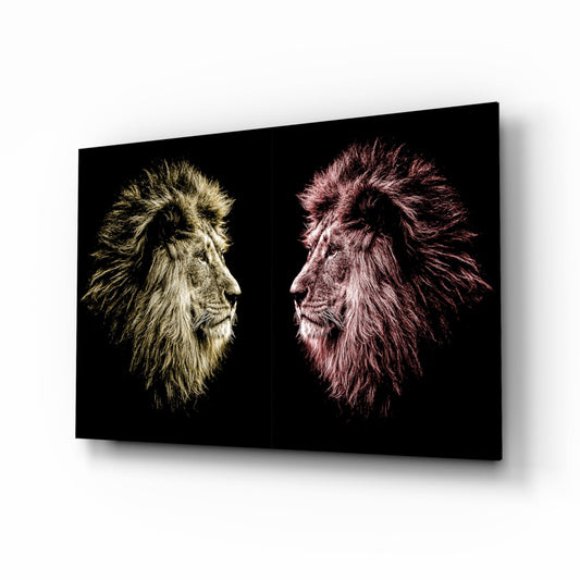 Aslan Cam Tablo