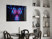Neon Işıklar Cam Tablo