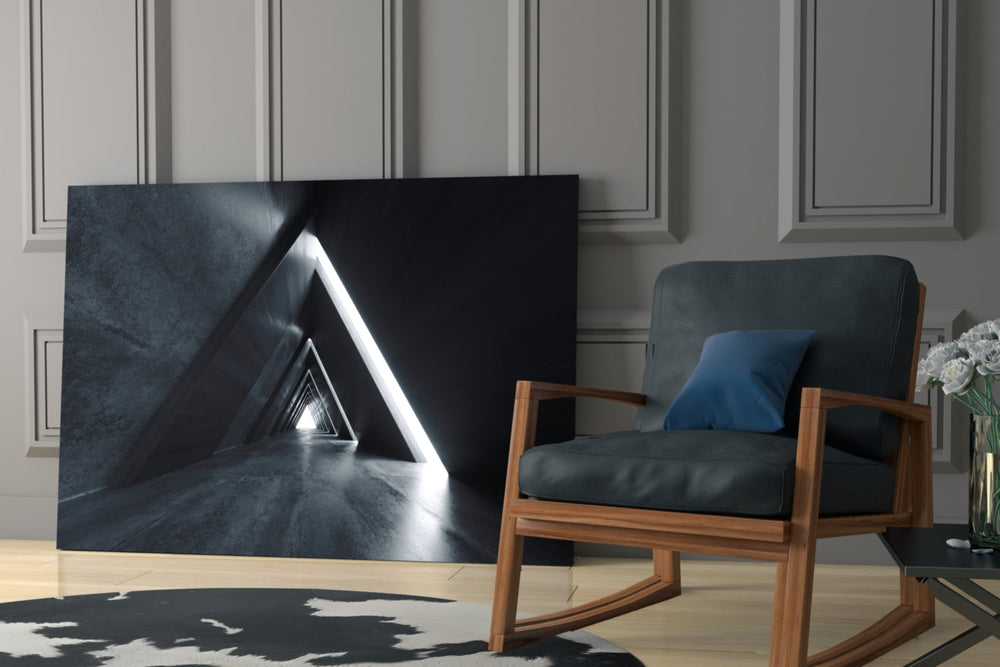 Geometrik Yapılar Cam Tablo