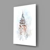 Galata Kulesi Cam Tablo