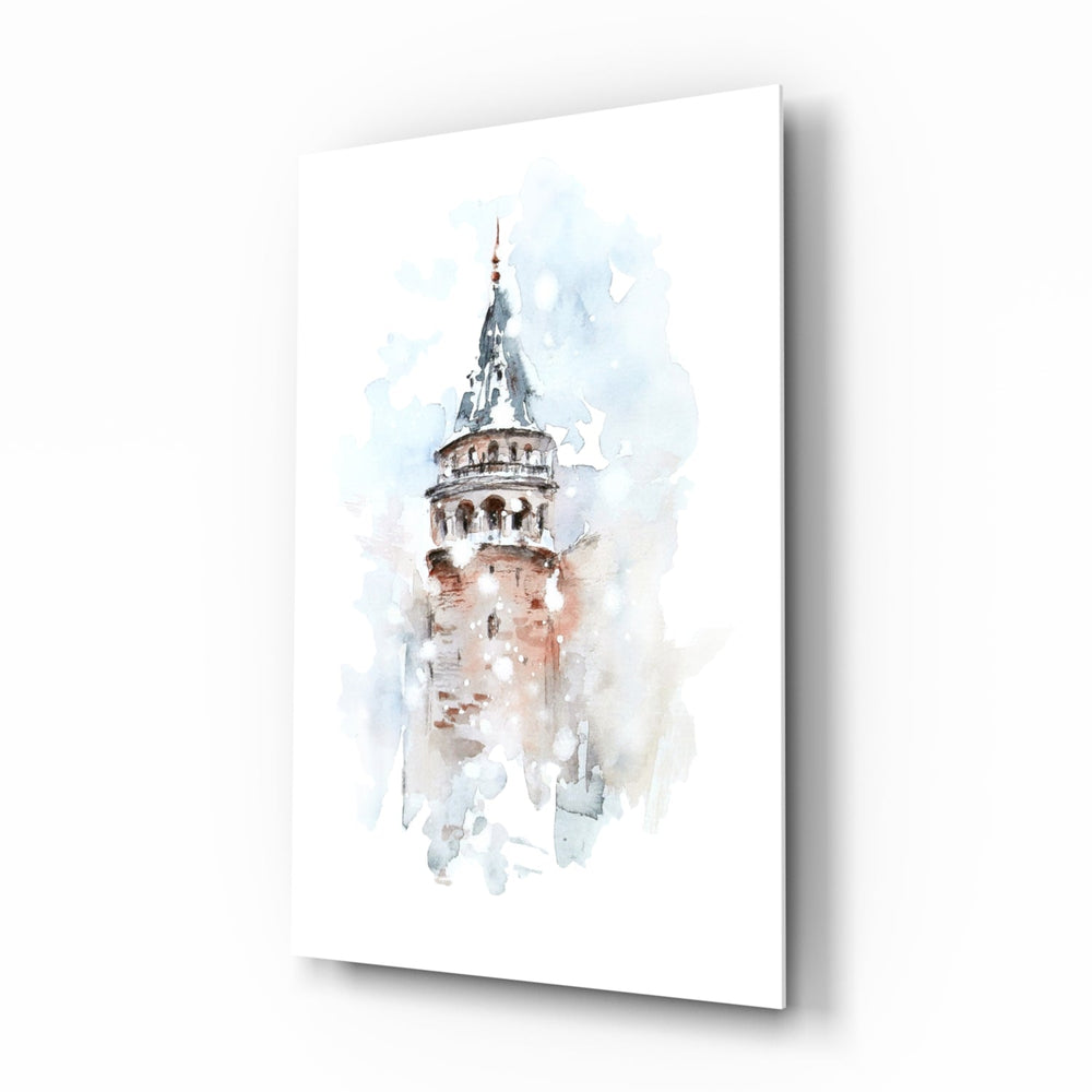Galata Kulesi Cam Tablo