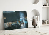 Soyut Sanat Cam Tablo