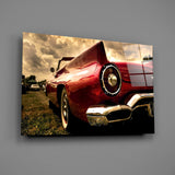 Kırmızı Chevrolet Cam Tablo