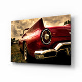 Kırmızı Chevrolet Cam Tablo