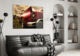 Kırmızı Chevrolet Cam Tablo