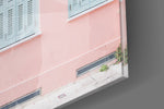 Pembe Ev Cam Tablo