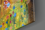 Gustav Klimt "Öpücük" Cam Tablo