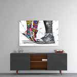 Özgür Aşk Cam Tablo