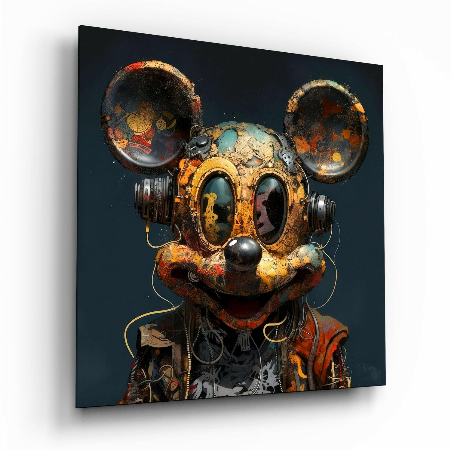 Mickey Makine Cam Tablo.