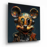 Mickey Makine Cam Tablo.