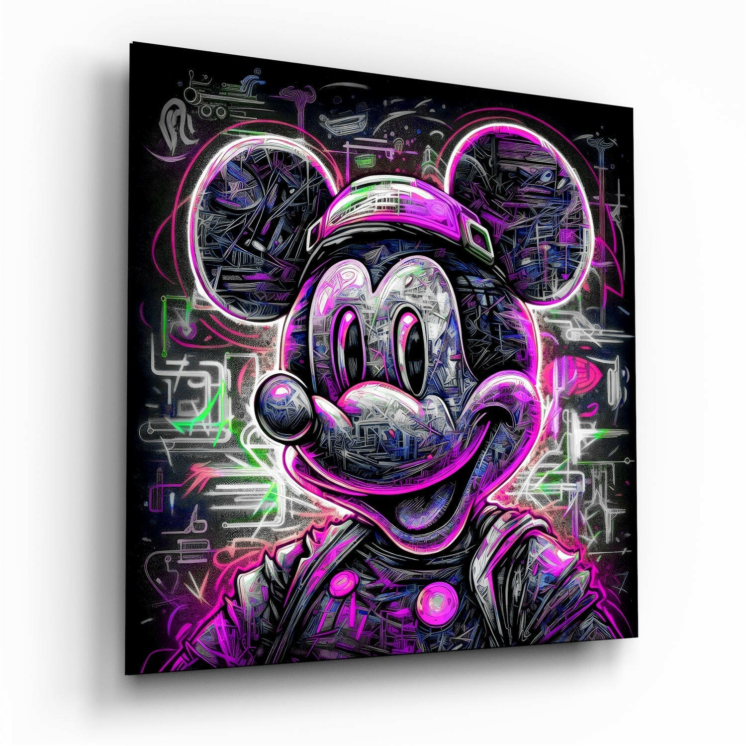 Neon Mickey Cam Tablo.