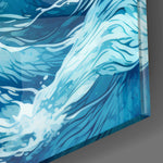 Dalgalar Cam Tablo.