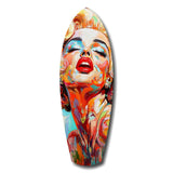 Marilyn Monroe'nun Vintage Rüyaları Cam Tablo.