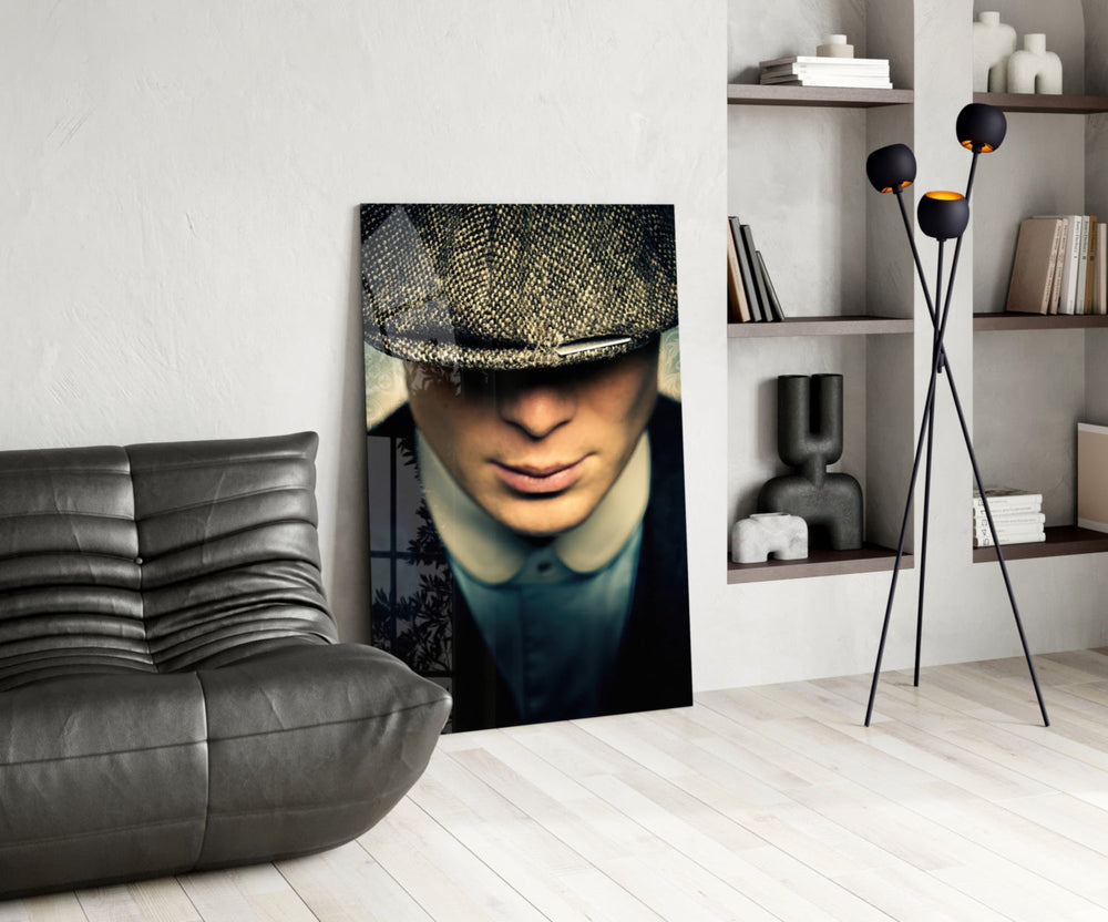 Kasketli Çete Cam Tablo