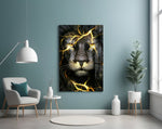Aslan  Cam Tablo