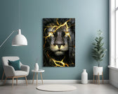 Aslan  Cam Tablo