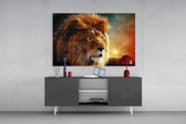 Aslan  Cam Tablo