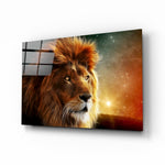 Aslan  Cam Tablo