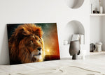Aslan  Cam Tablo