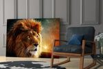 Aslan  Cam Tablo