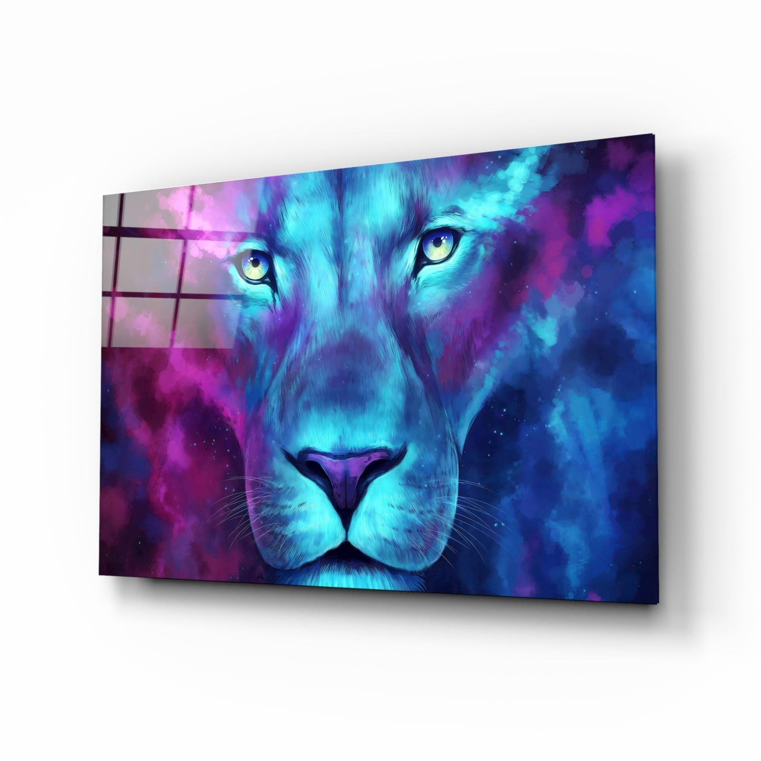Aslan  Cam Tablo