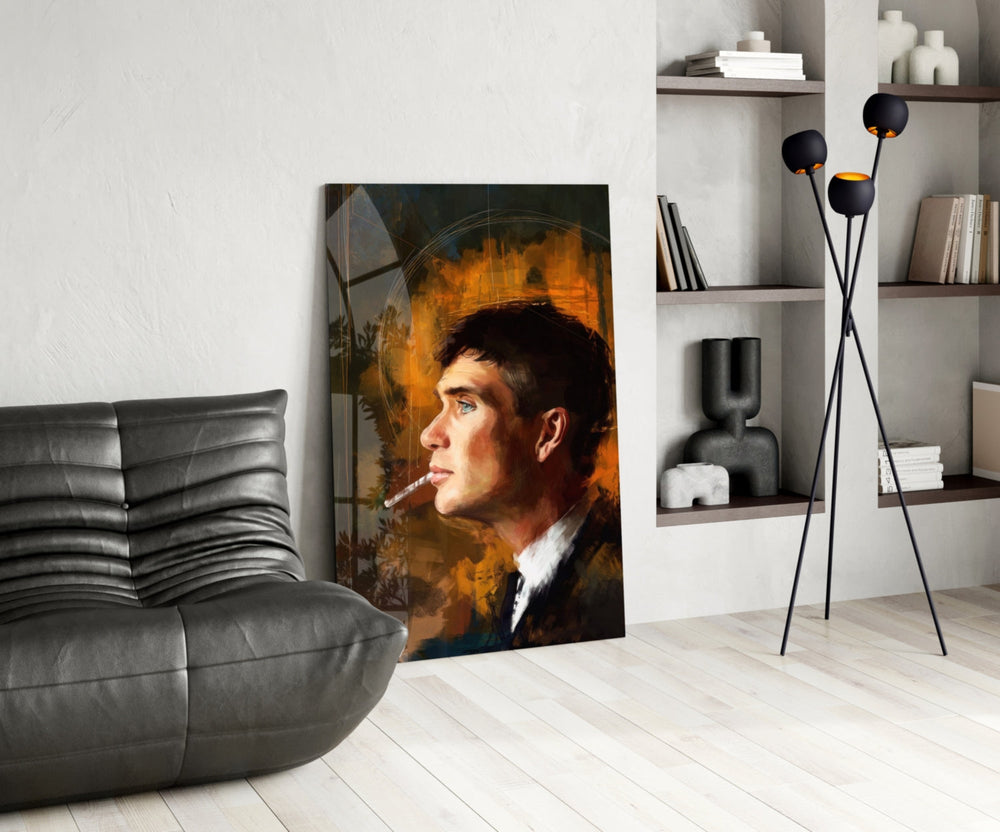 Kasketli Çete Cam Tablo
