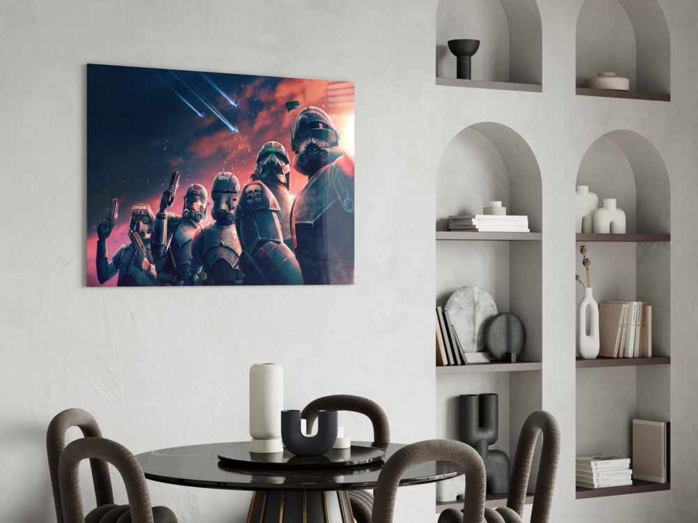 Galaktik Kıyamet Cam Tablo