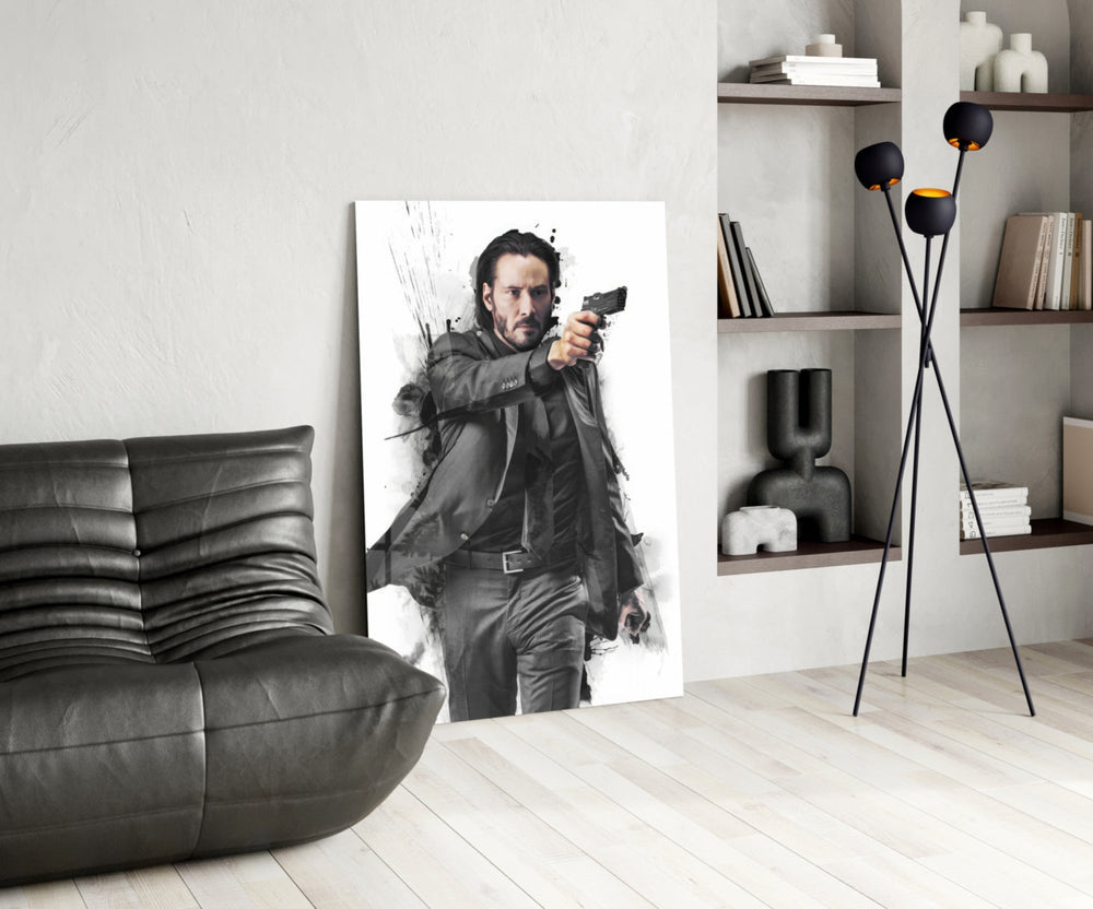 Aksiyon Yıldızı Cam Tablo