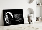 Bob Marley'nin Sözleri Cam Tablo