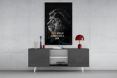 Aslan  Cam Tablo