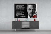 Malcolm X'in Sözleri Cam Tablo