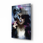 Marla Şarkıcı Cam Tablo
