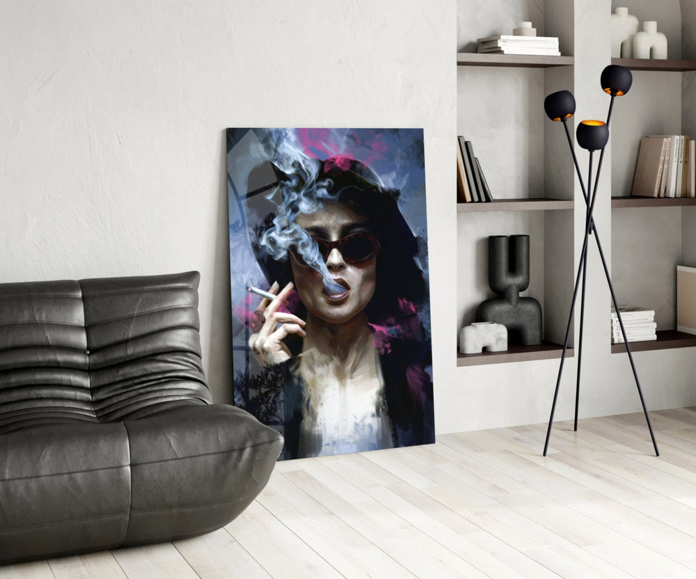Marla Şarkıcı Cam Tablo
