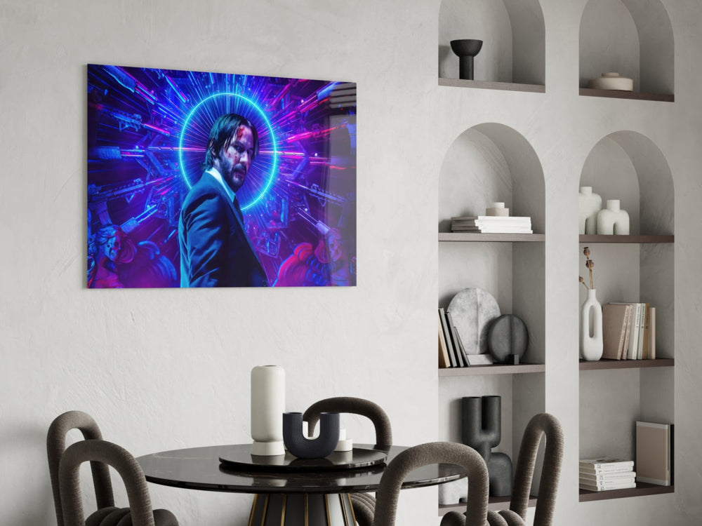 Aksiyon Yıldızı Cam Tablo