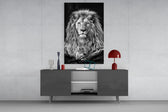 Aslan  Cam Tablo