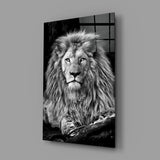 Aslan  Cam Tablo