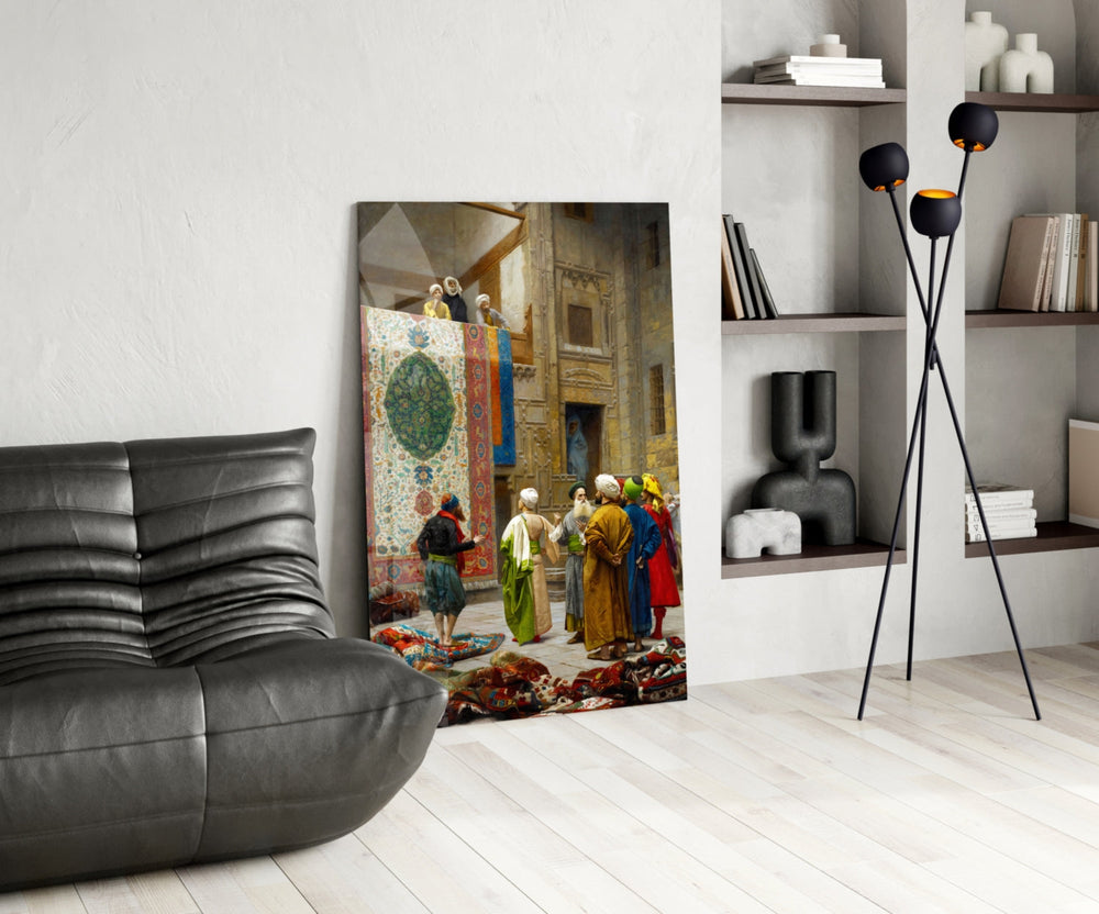 Halı Satıcısı Cam Tablo