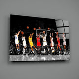 NBA All Starları Cam Tablo