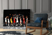 NBA All Starları Cam Tablo