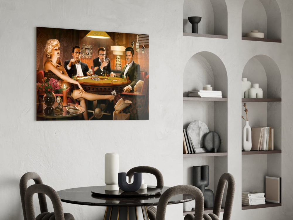 Beyazperde Divası Cam Tablo