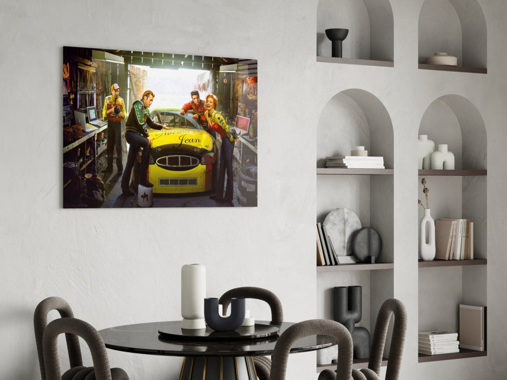 Beyazperde Divası Cam Tablo
