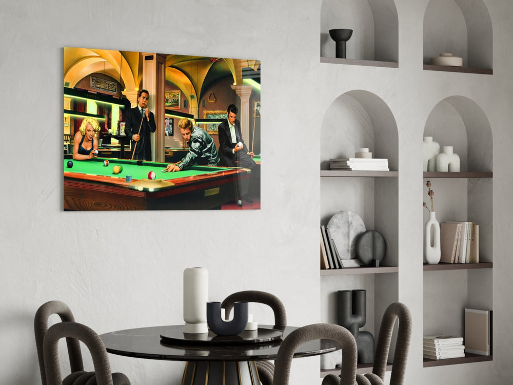 Beyazperde Divası Cam Tablo