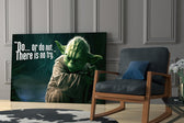 Yoda'nın Sözleri Cam Tablo