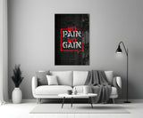 "No Pain No Gain" Cam Tablo.