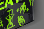 Ye, Kaldır, Uyu Cam Tablo